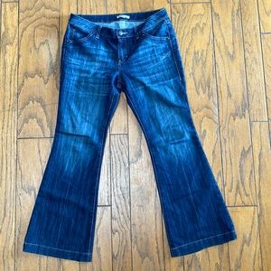 Cabi Blue Denim Flared Jeans size 10
